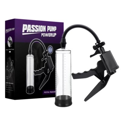 Passion Pump – 22 CM Tetikli Vakum Penis Pompası (Pistol Mekanizmalı)