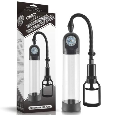 Barometreli Lüks Penis Pompası – Vajina Başlıklı Tetikli Model | Maximizer Worx VX2
