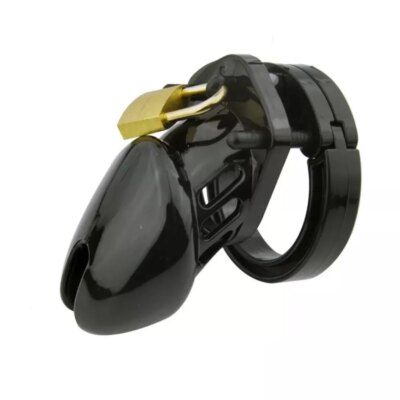 ExotiKiss Plastik Penis Kilidi Black Chastity Cock Cage Bekaret Cihazı Siyah Penis Esaret Kafesi