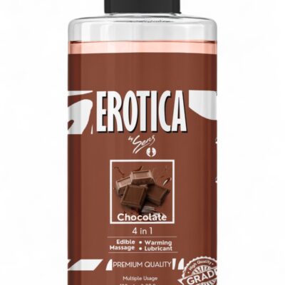 Chocolate 4 in 1 WB Lube 100 ml by Sens Su Bazlı Çikolata Aromalı Kayganlaştırıcı Masaj Jeli