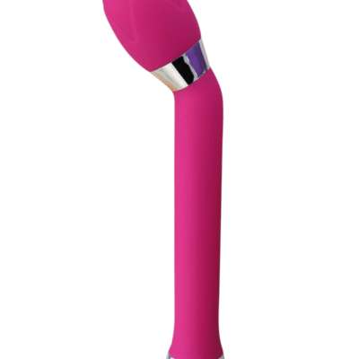 19 cm Eğik Tasarımlı Titreşimli Anal Vibratör – G/P Noktası, Sessiz Güçlü Haz