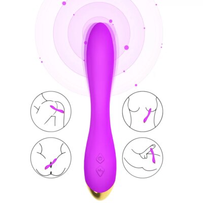 PRIME TOYS Flamingo Şarjlı Esnek G Spot Uyarıcı Çok Açılı Vibratör - Mor