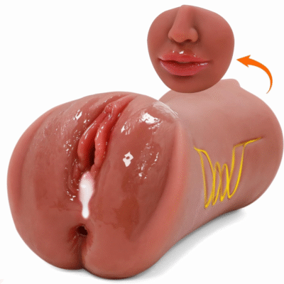 Gerçekçi 3 Girişli Premium Masturbator – Oral, Anal, Vajinal Yumuşak Dokulu Suni Vajina