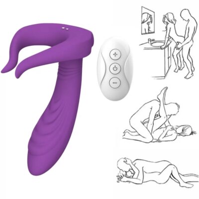 REAM Kablosuz Kumandalı Çiftlere Özel Penis, Vajina ve Göğüs Ucu Masaj Vibratör