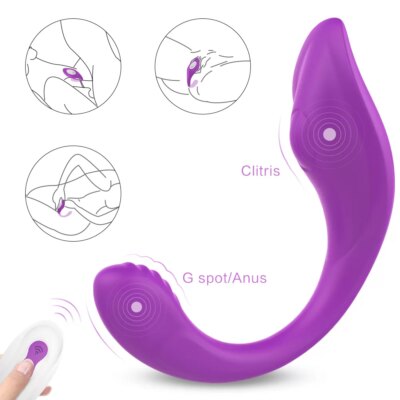 RIBBON RCT Kablosuz Kumandalı 180° Bükülebilir Anal ve Vajinal Uyarıcı Giyilebilir Vibratör