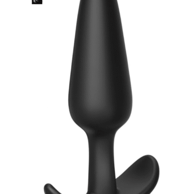 Yeni ve İleri Seviye Kullanıcılar İçin Geniş Tabanlı Siyah Silikon Anal Butt Plug - Büyük Boy