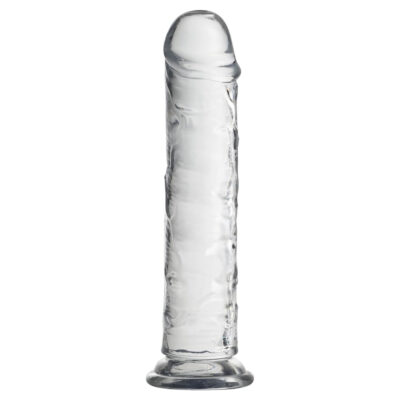 MYST COLOR Şeffaf Dildo – Ultra Yumuşak Jel Dokuda, 20 CM, Testissiz Yapay Penis
