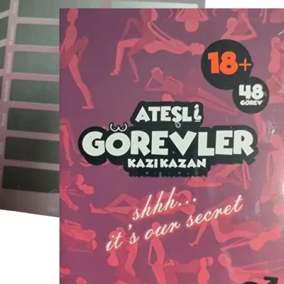 ExotiKiss Ateşli Görevler Kazı Kazan – 18+ Çiftler İçin Eğlenceli Yetişkin Oyunu
